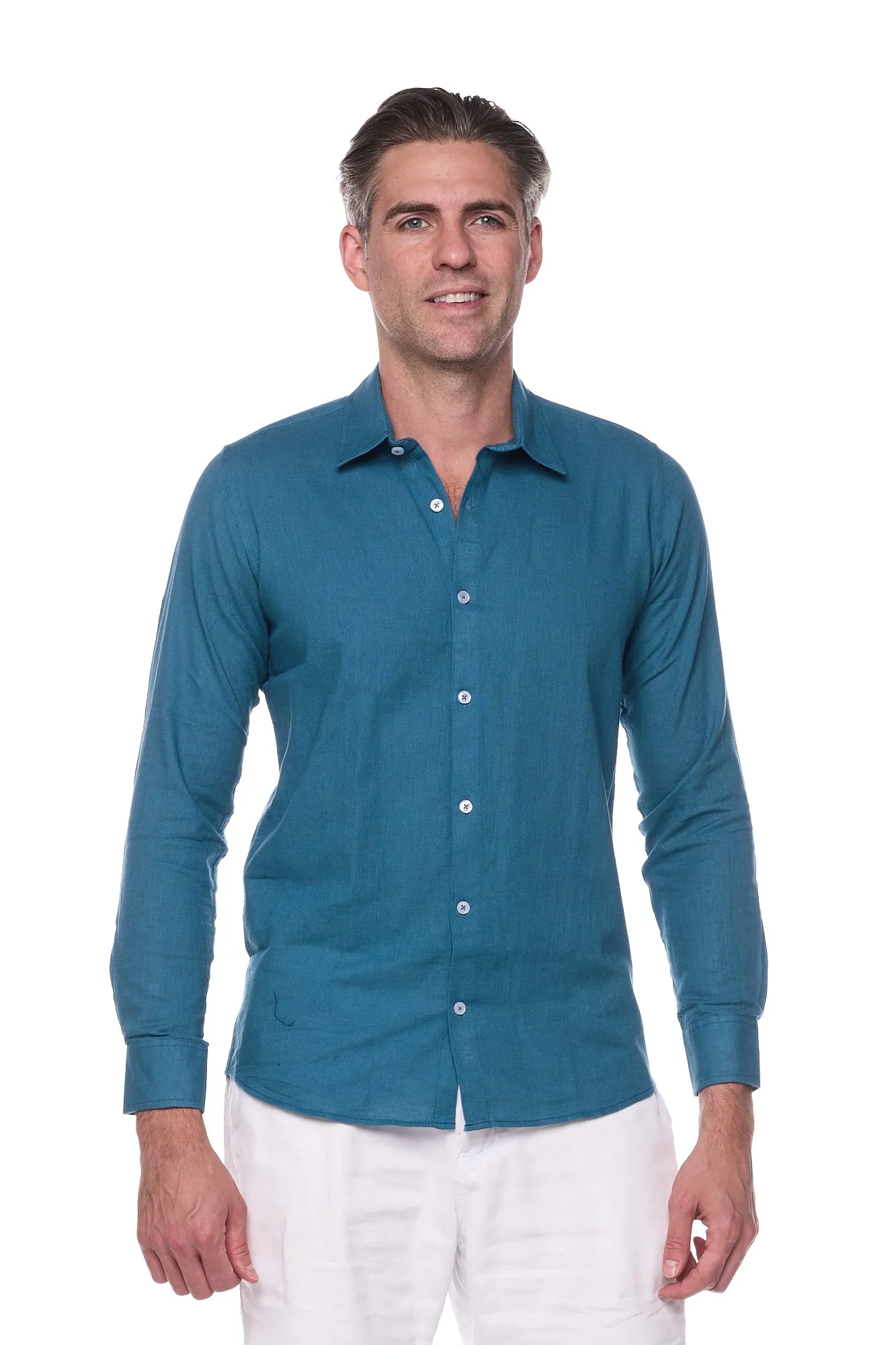 123 linen men shirts