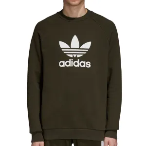 Adidas Originals Trefoil Men's Crewneck Sweatshirt Night Cargo/White