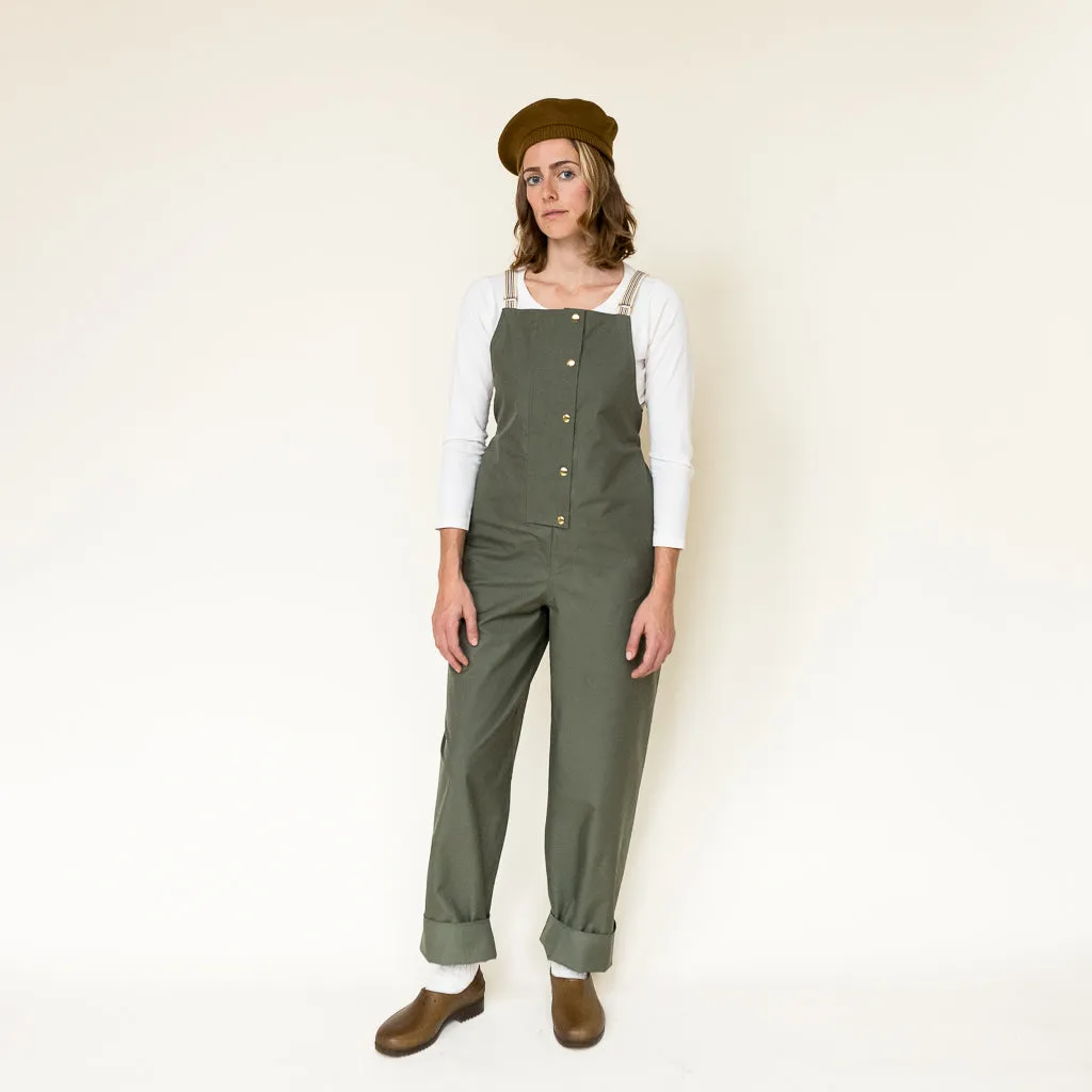 Adult Waterproof Dungaree - Pine