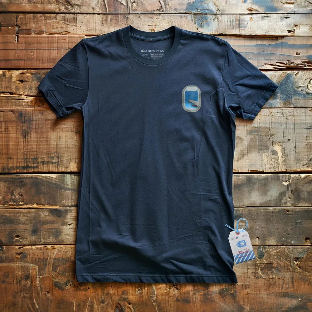 Airplane Window Wing Tiny - T-Shirt