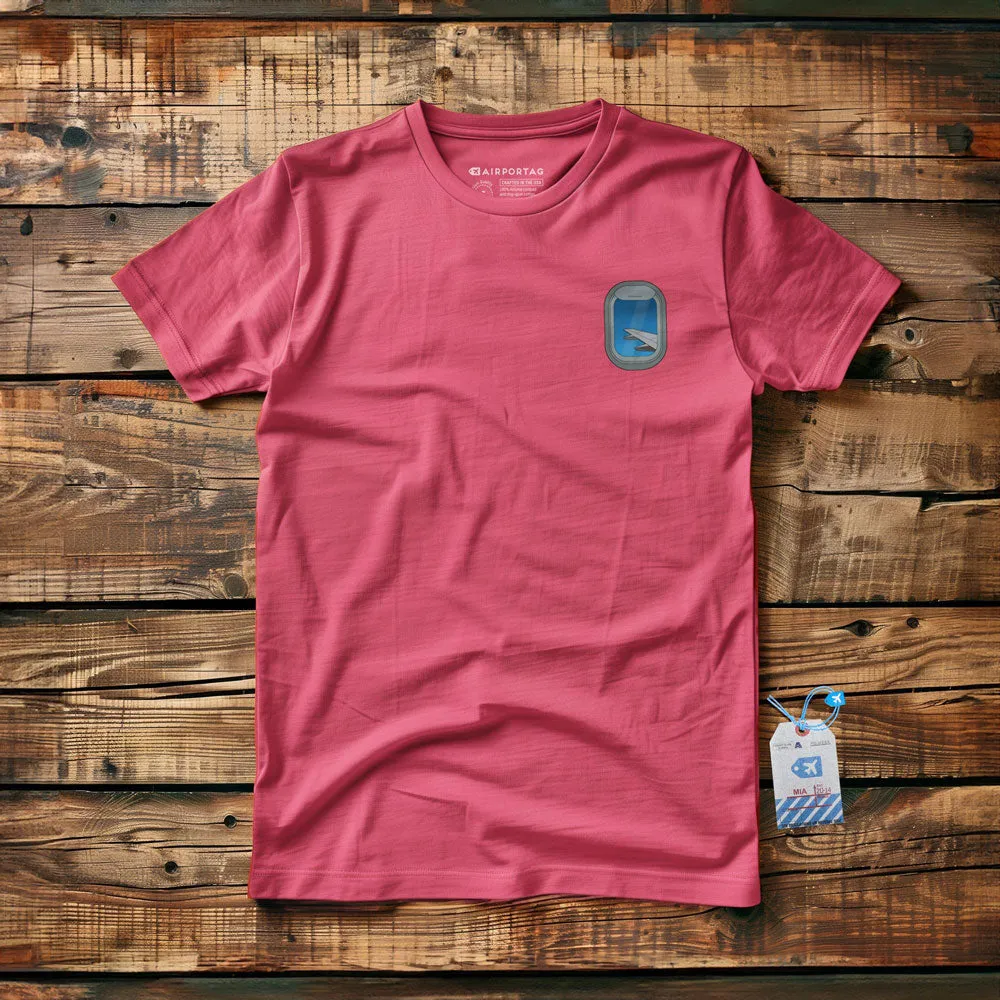 Airplane Window Wing Tiny - T-Shirt