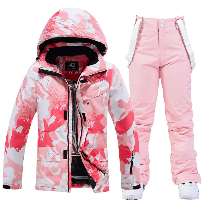 ARCTIC QUEEN Colorful Winter Ski Snowboard Jacket - Women's