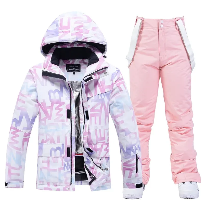 ARCTIC QUEEN Colorful Winter Ski Snowboard Jacket - Women's