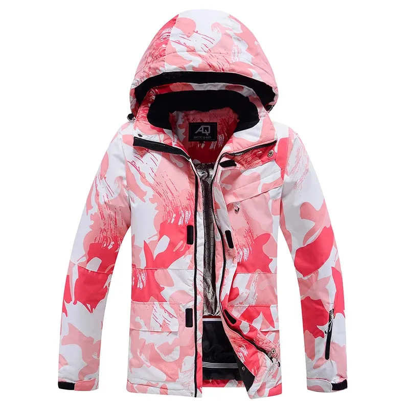 ARCTIC QUEEN Colorful Winter Ski Snowboard Jacket - Women's