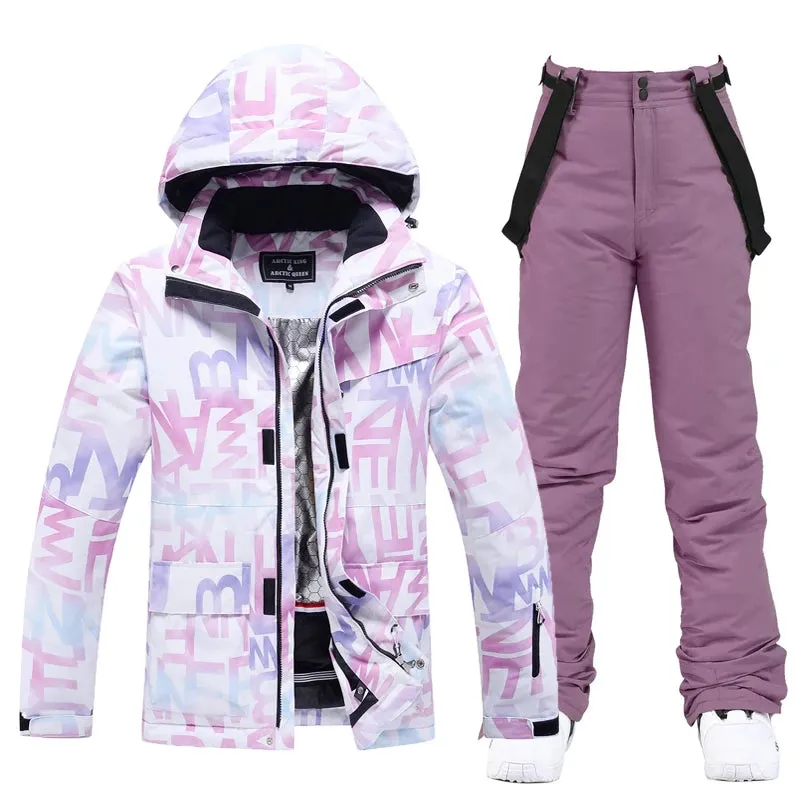 ARCTIC QUEEN Colorful Winter Ski Snowboard Jacket - Women's