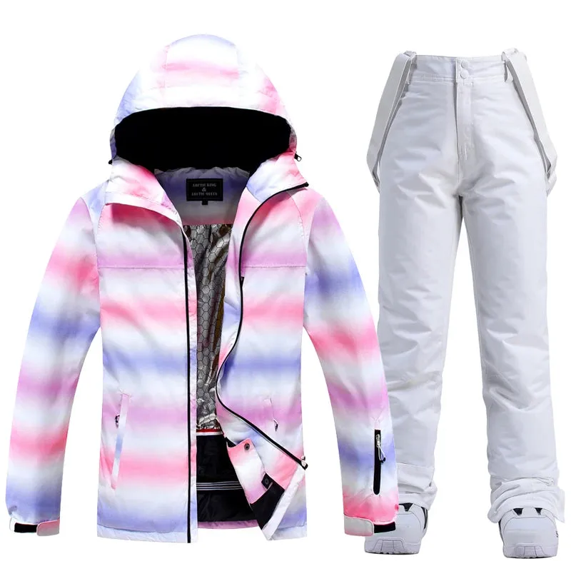 ARCTIC QUEEN Colorful Winter Ski Snowboard Jacket - Women's