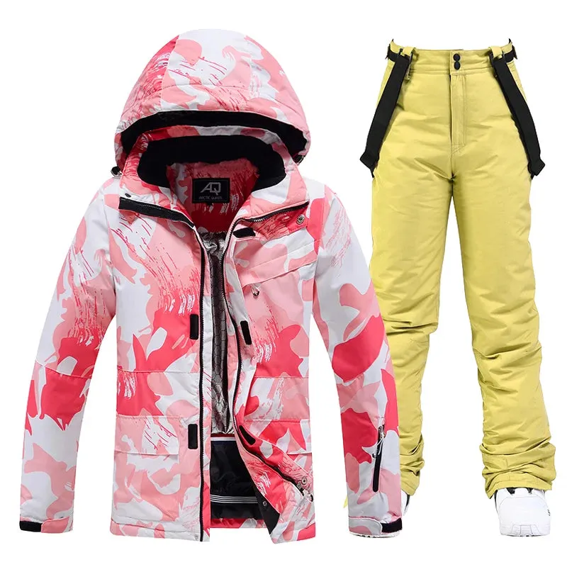 ARCTIC QUEEN Colorful Winter Ski Snowboard Jacket - Women's