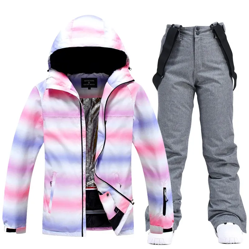 ARCTIC QUEEN Colorful Winter Ski Snowboard Jacket - Women's