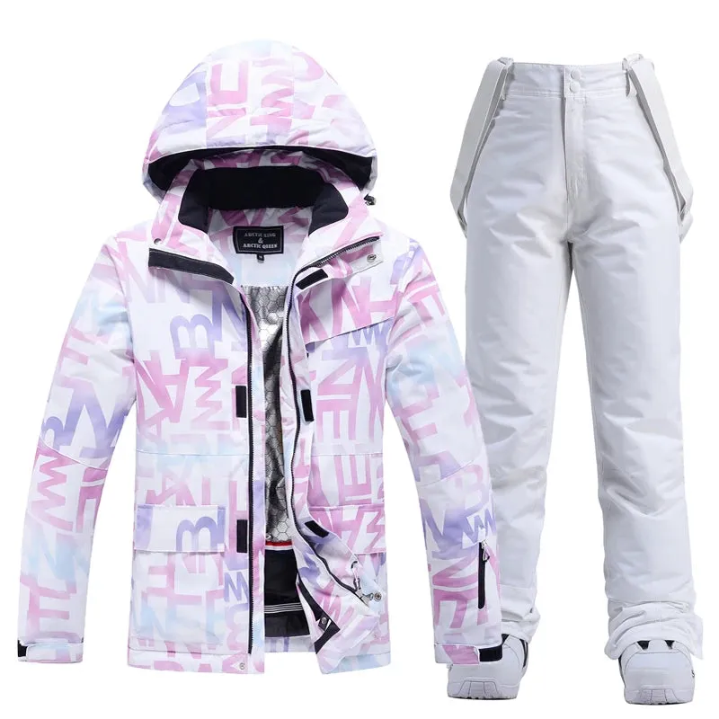 ARCTIC QUEEN Colorful Winter Ski Snowboard Jacket - Women's