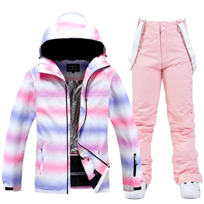 ARCTIC QUEEN Colorful Winter Ski Snowboard Jacket - Women's