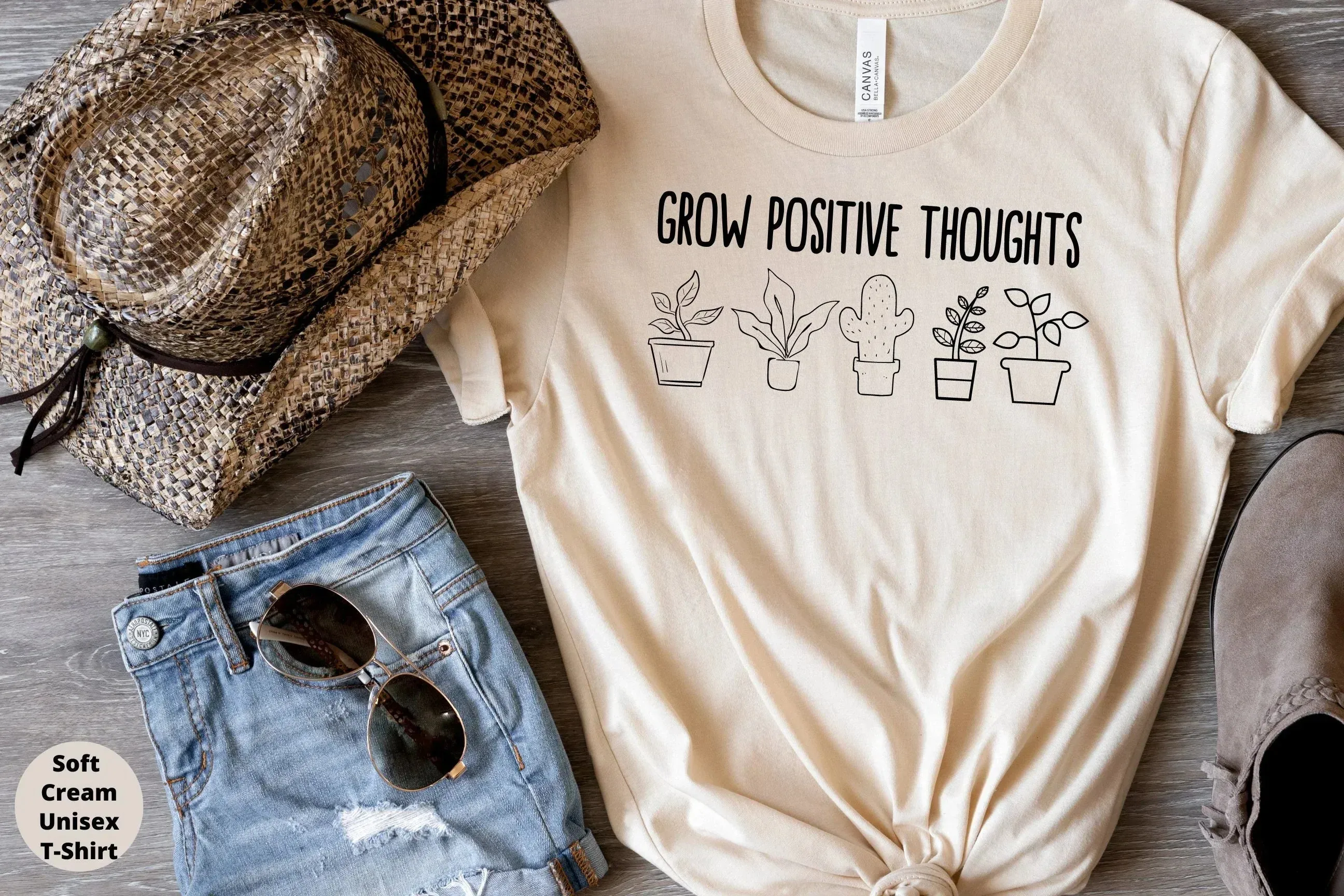 Autism Awareness Shirt, Grow Positive Thoughts Mental Health Tee, Special Education Shirts, Neurodiversity Shirt, Dyslexia Sweatshirt