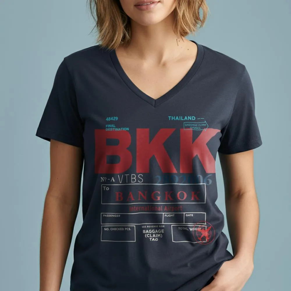 BKK - Women's V-Neck T-Shirt