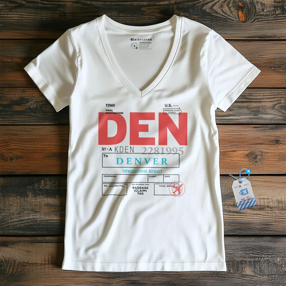 DEN - Women's V-Neck T-Shirt