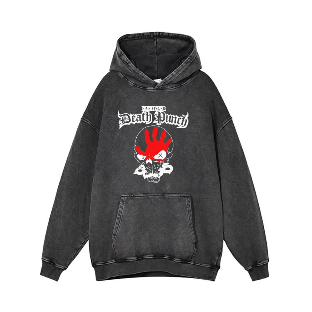 Five Finger Death Punch Vintage Vintage Washed Hoodie