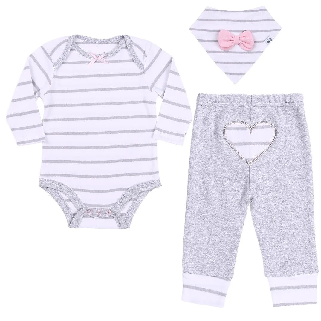 GIRL TEE PANT 3 PC SET