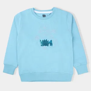 Girls Cotton Terry Sweatshirt Character-T. Breeze