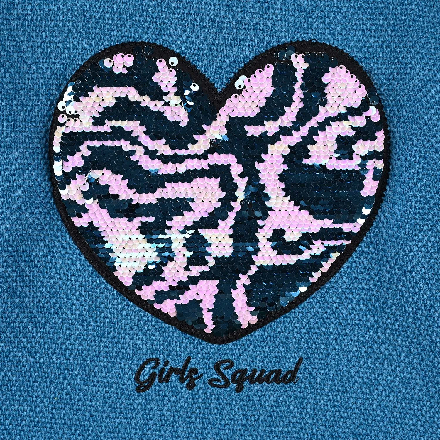 Girls Jacquard Sweatshirt Heart