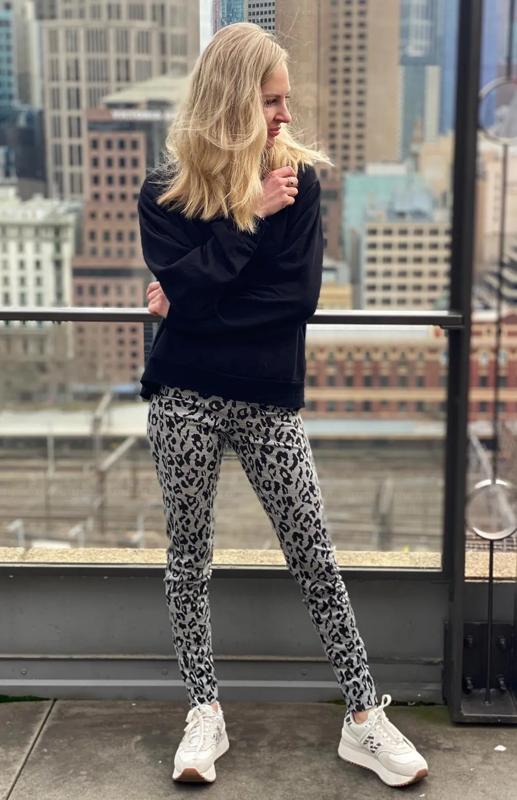 High Waisted Leggings - Patterned