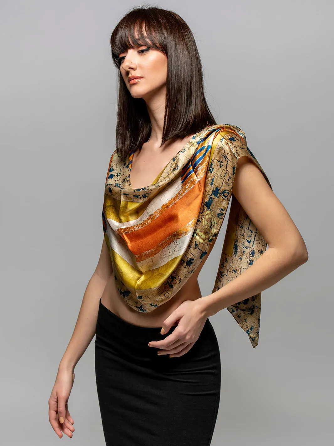 HORSES - ORGANIC SILK SCARF