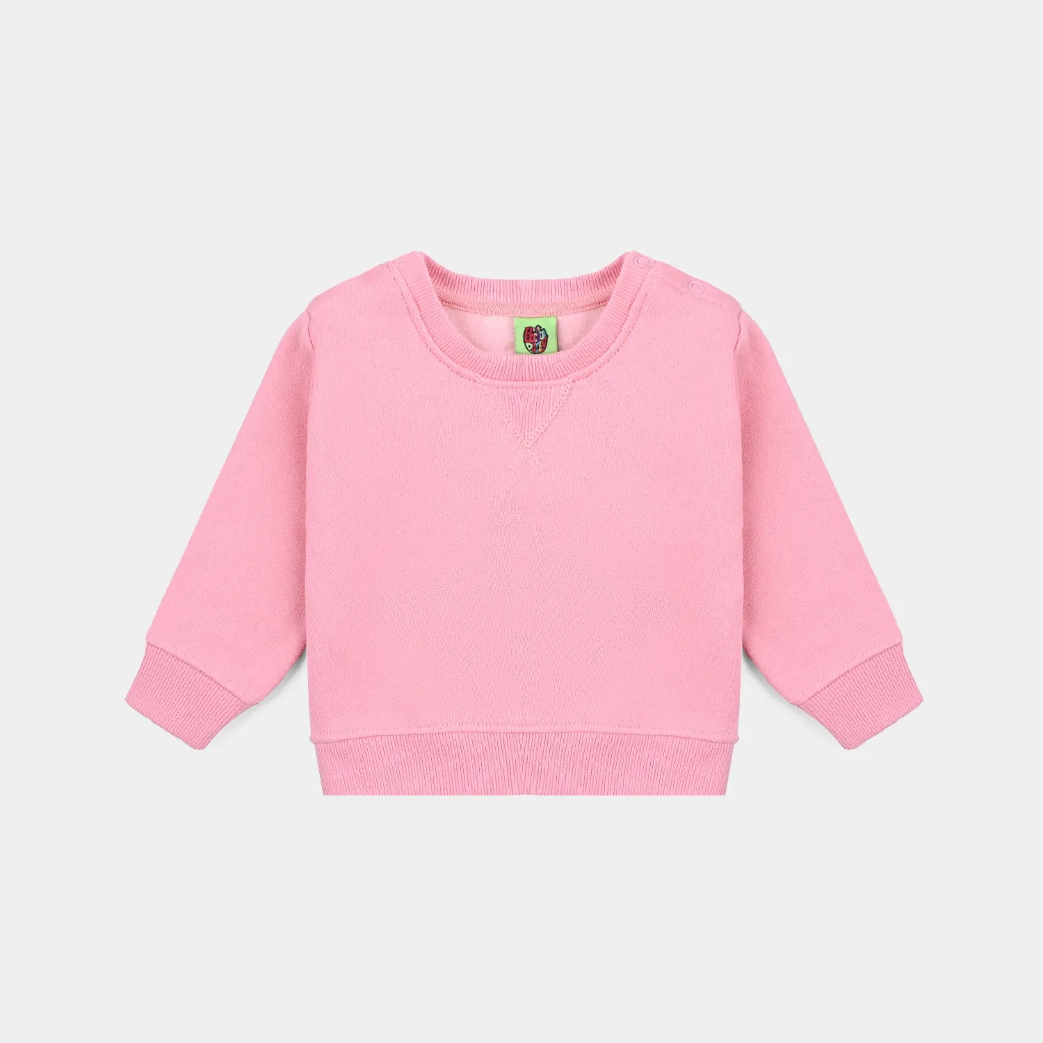 Infant Girls Fleece Sweatshirt Basic-Pink