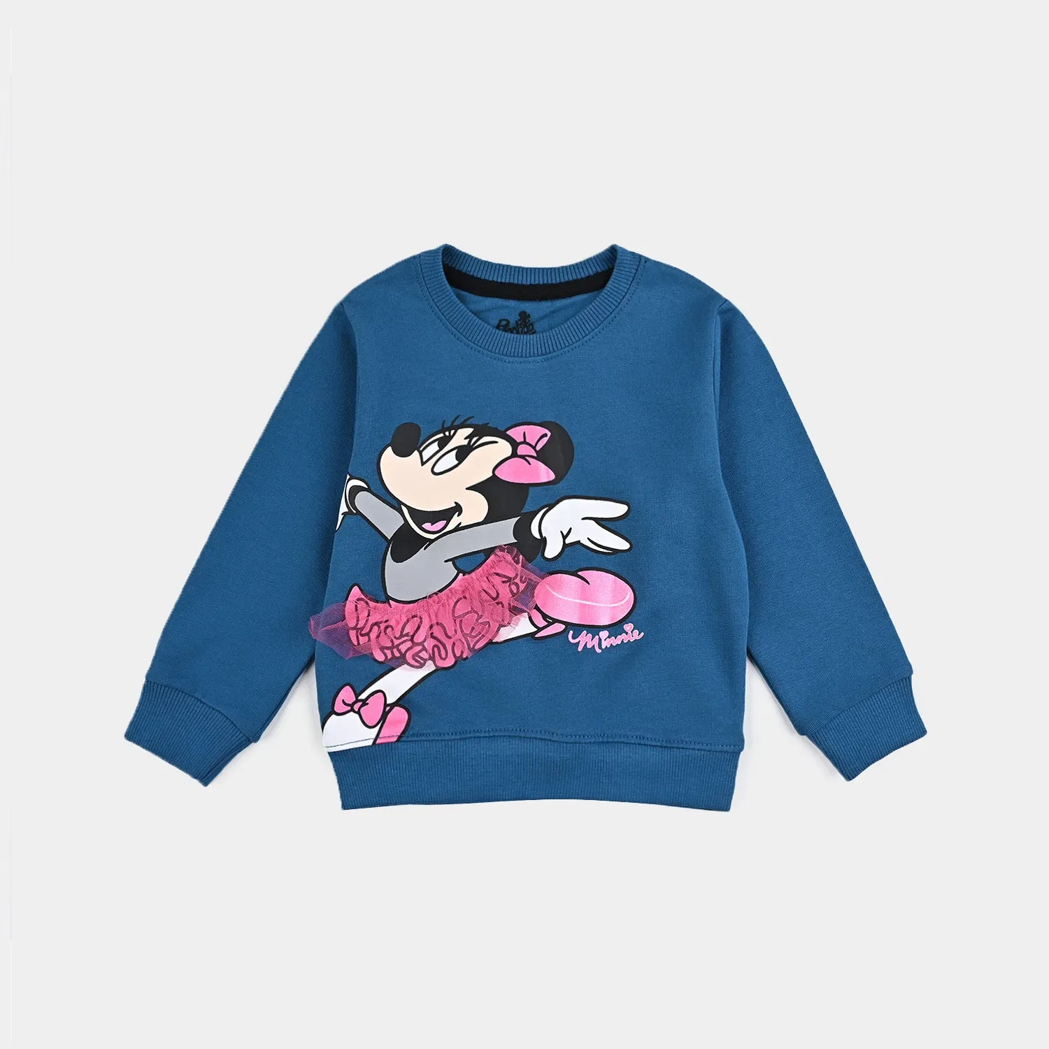 Infants Girls Cotton Terry Sweatshirt Character Dance