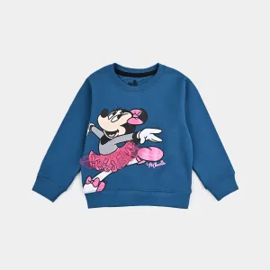 Infants Girls Cotton Terry Sweatshirt Character Dance