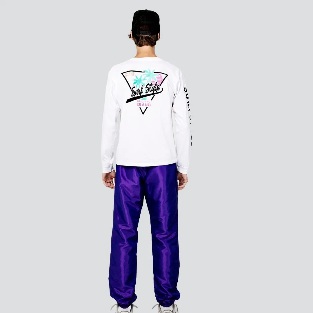 Iridescent Windbreaker Pants