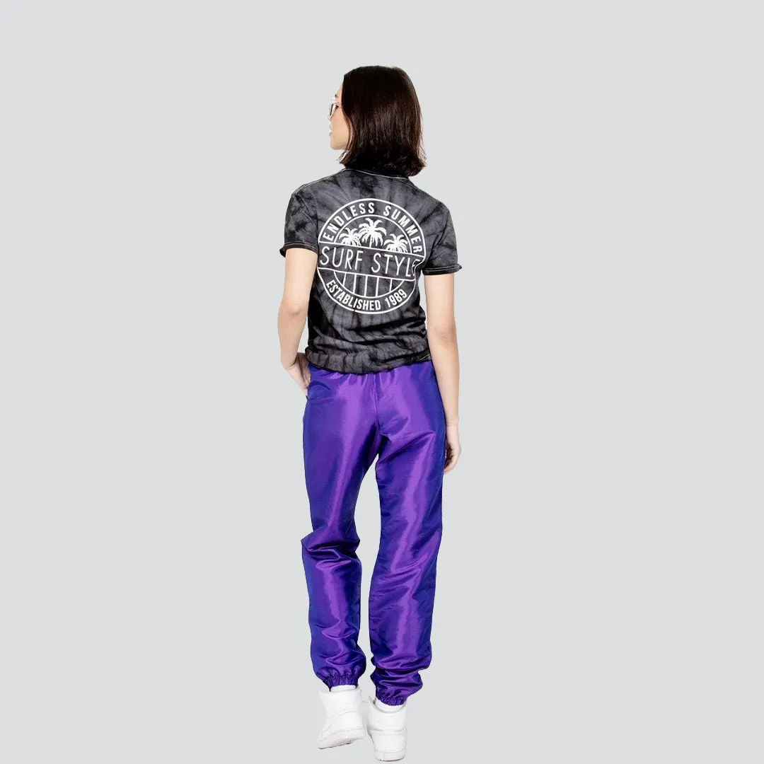 Iridescent Windbreaker Pants