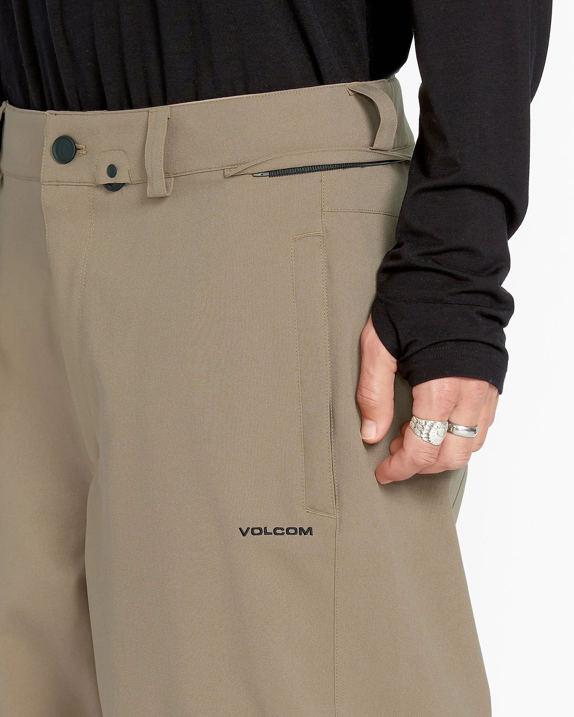 Mens Snow Billow Pants - Chestnut Brown