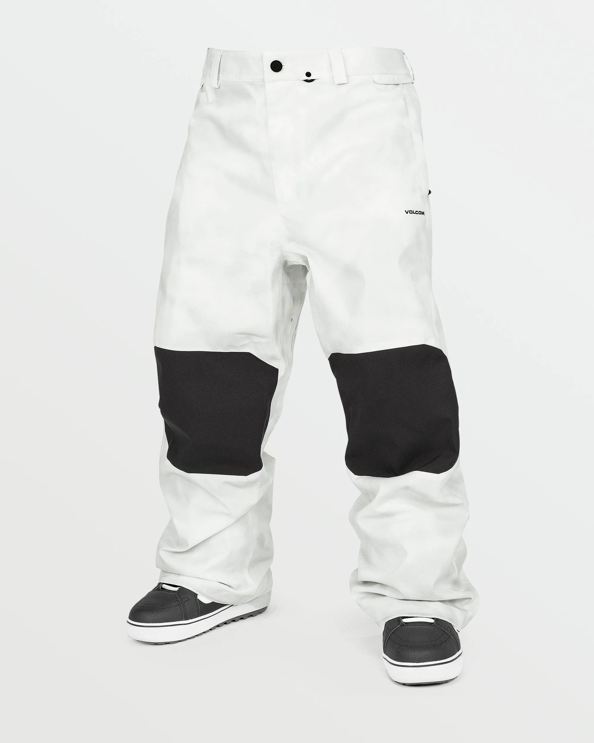 Mens Snow Billow Pants - White Camo