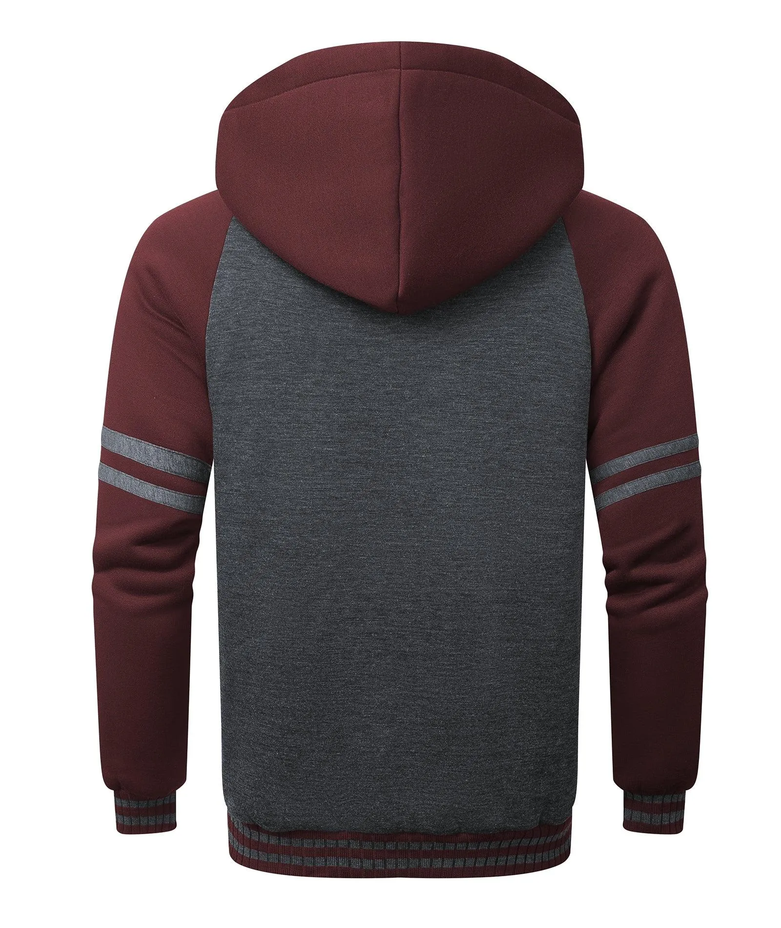 Men's Zipper Outwear Fleece Hoodie-ZPK007192