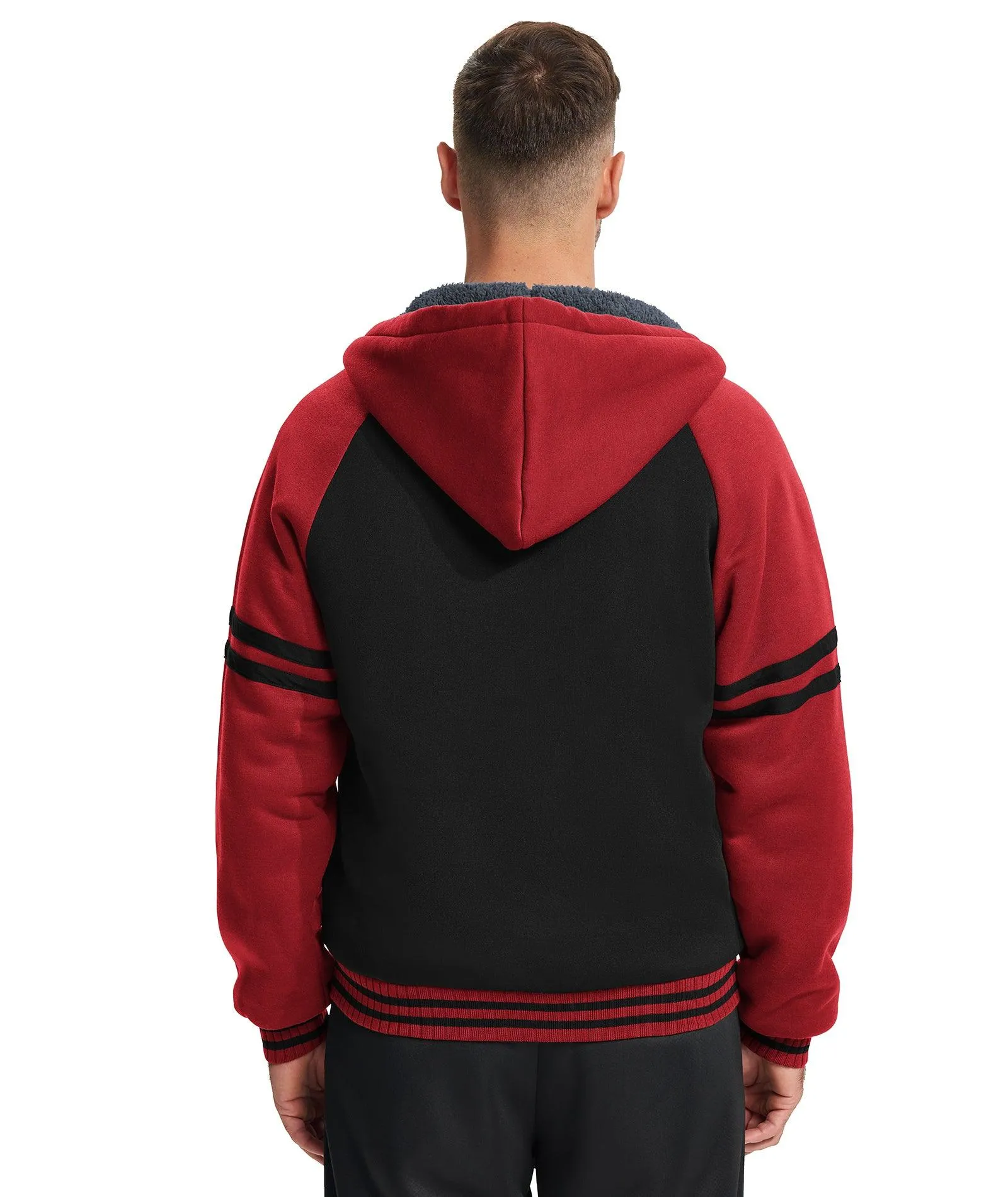 Men's Zipper Outwear Fleece Hoodie-ZPK007192