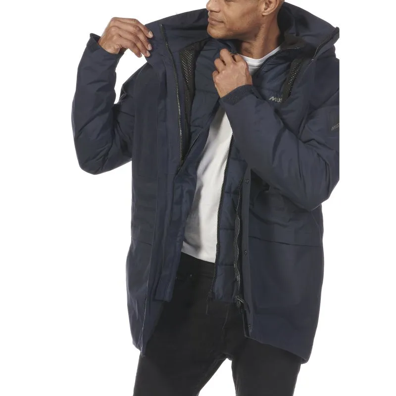 Musto Marina 3 in 1 Mens Waterproof Parka Jacket - Navy