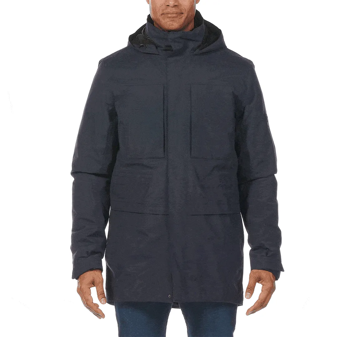 Musto Marina 3 in 1 Mens Waterproof Parka Jacket - Navy