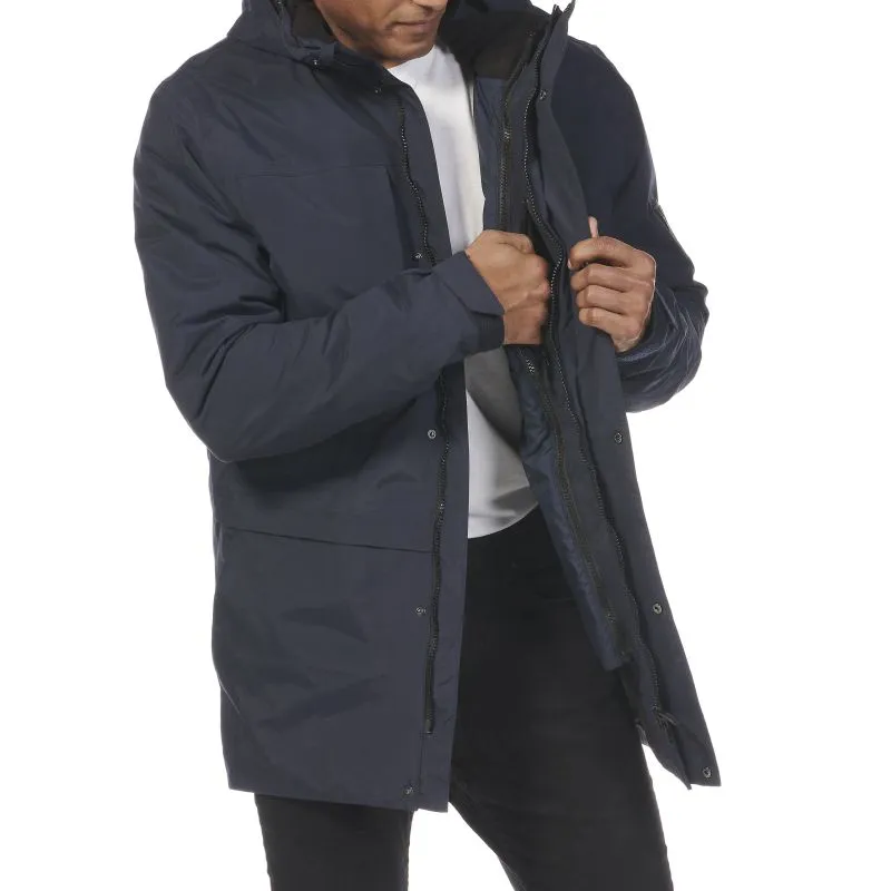 Musto Marina 3 in 1 Mens Waterproof Parka Jacket - Navy