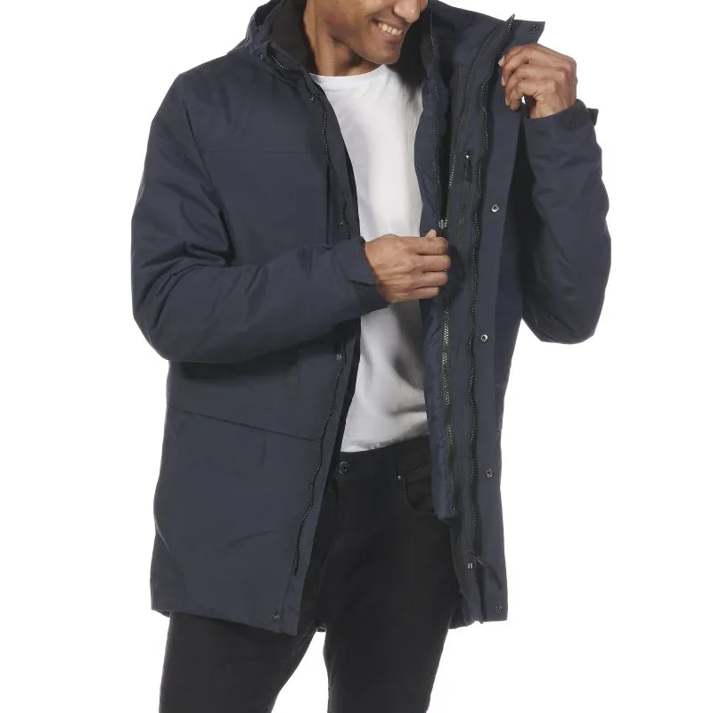 Musto Marina 3 in 1 Mens Waterproof Parka Jacket - Navy