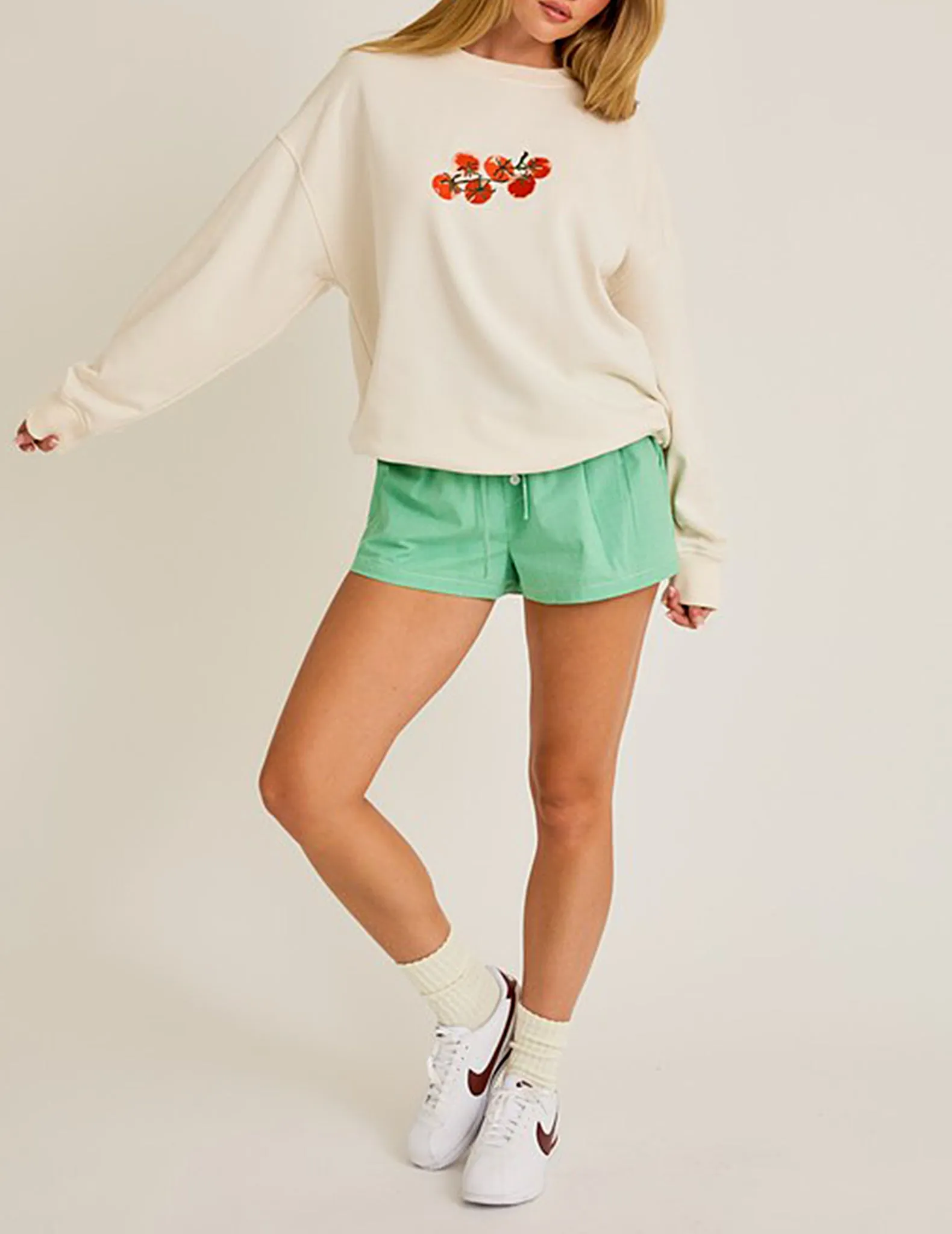 On The Vine Embroidered Sweatshirt