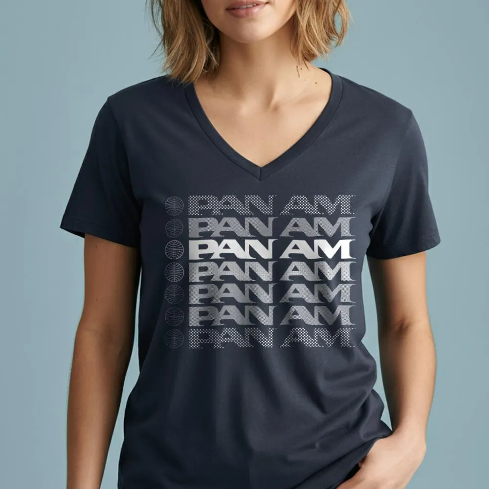 Pan Am Fading - Women's V-Neck T-Shirt