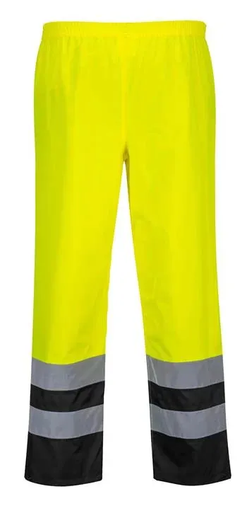 Portwest Hi-Vis Two Tone Traffic Yellow/Black Trouser