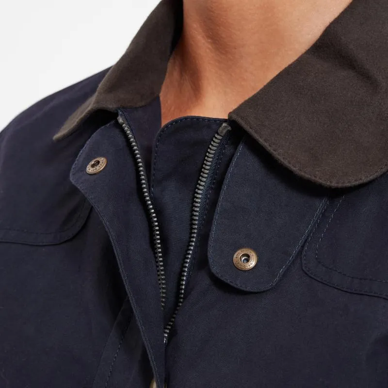 Schoffel Pilton Ladies Wax Jacket - Navy