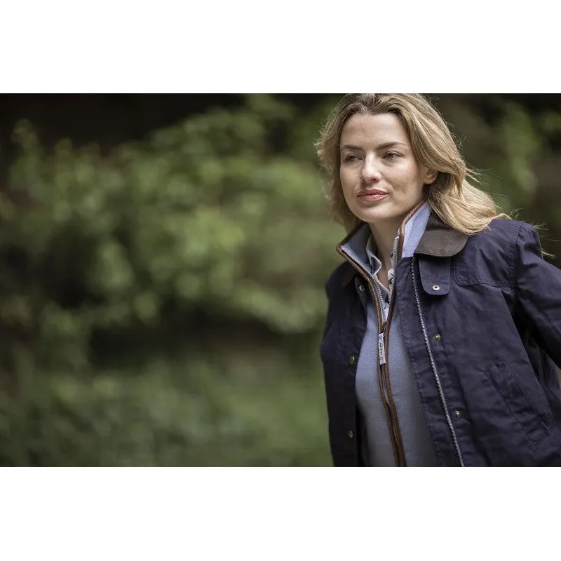 Schoffel Pilton Ladies Wax Jacket - Navy