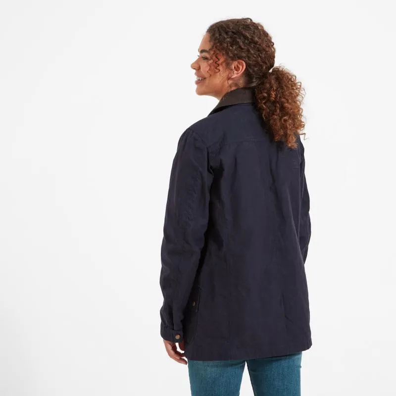 Schoffel Pilton Ladies Wax Jacket - Navy