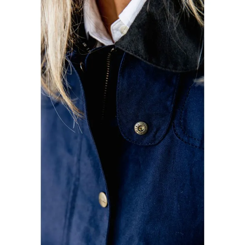 Schoffel Pilton Ladies Wax Jacket - Navy