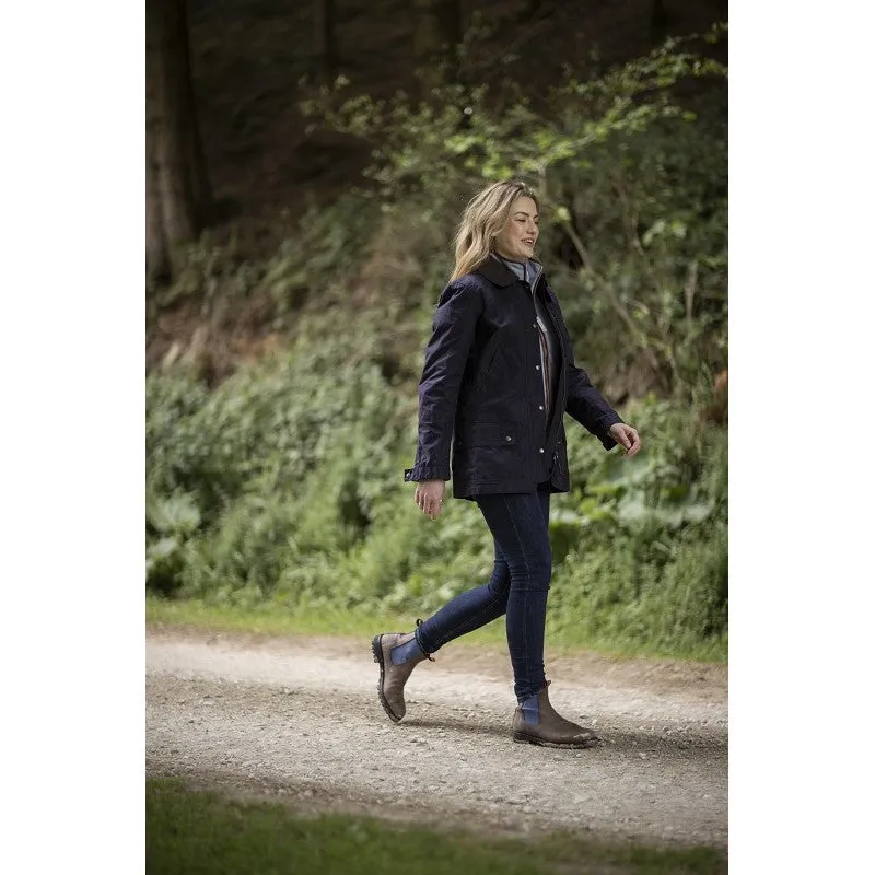 Schoffel Pilton Ladies Wax Jacket - Navy