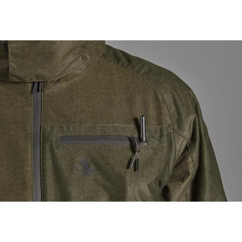 Seeland Avail SEETEX Waterproof Mens Jacket - Pine Green Melange