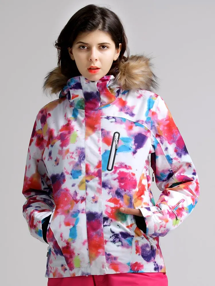 Women's High Waterproof Windproof Colorful Ski/Snowboard Jackets