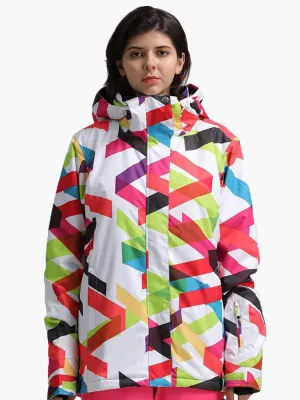 Women's Waterproof Windproof Colorful Snowboard/Ski Jackets