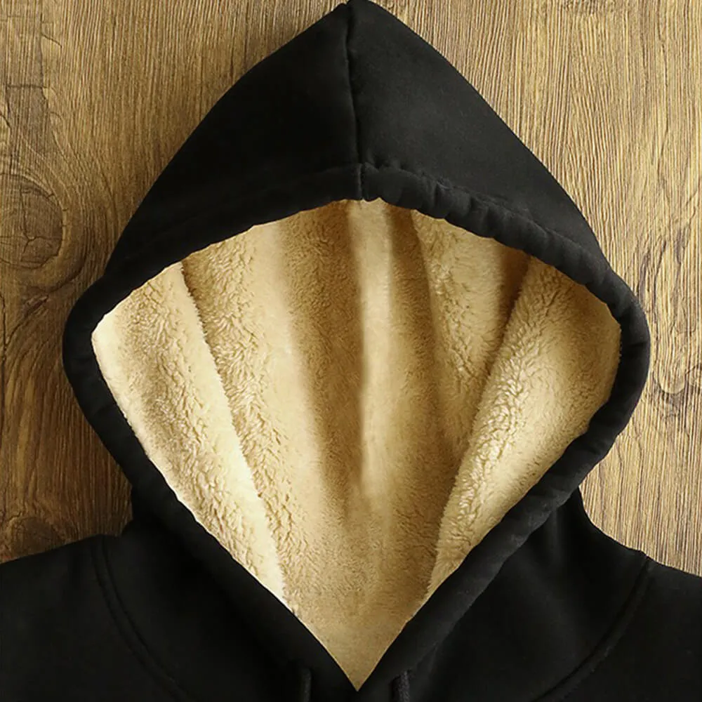 You Are Worthy And Loved Crew Collar Fleece Sherpa Hoodie